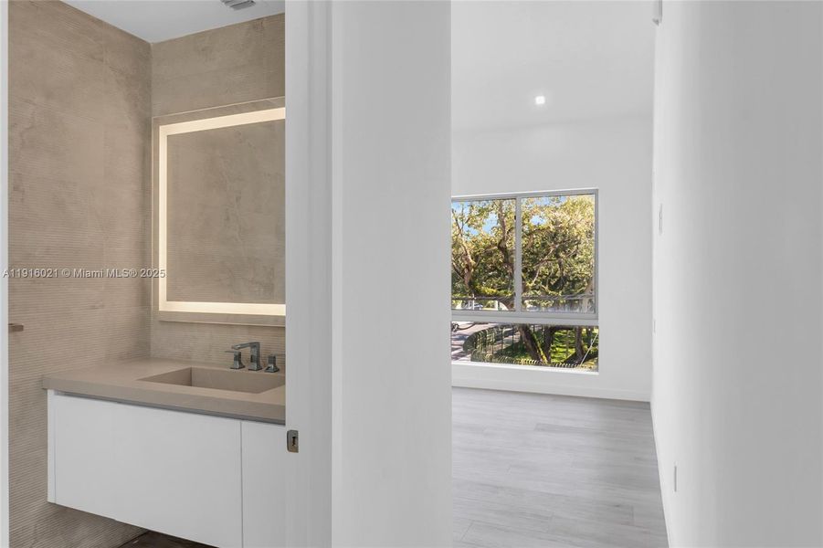 Furnished interior view inside a new home in , Miami (Image 6).