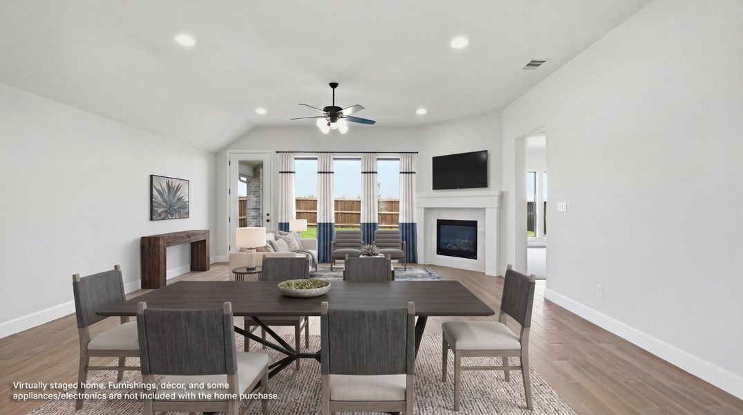 Furnished interior view inside a new home in Meraki, Forney (Image 7).