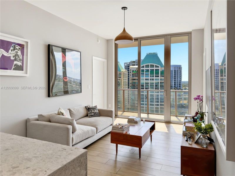 Furnished interior view inside a new home in Mr. C Residences, Miami (Image 12).