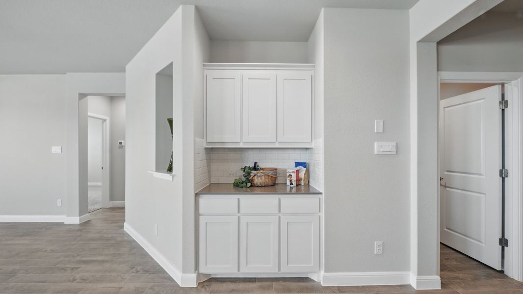 Representative furnished interior of a home built from the AVERY by D.R. Horton in Pecan Square, Northlake (Image 7). Representative furnished interior of a home built from the AVERY by D.R. Horton in Pecan Square, Northlake (Image 7).