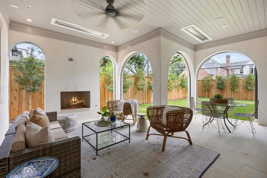 Exterior details and patio area of a home in , University Park (Image 24).