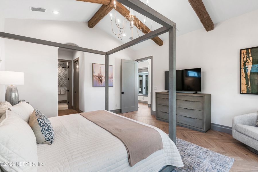 Furnished interior view inside a new home in , Palm Coast (Image 11).