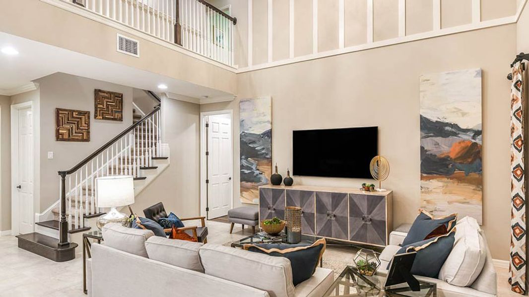 Representative furnished interior of a home built from the Bonaire by Taylor Morrison in Veranda Oaks, Port St. Lucie (Image 59).