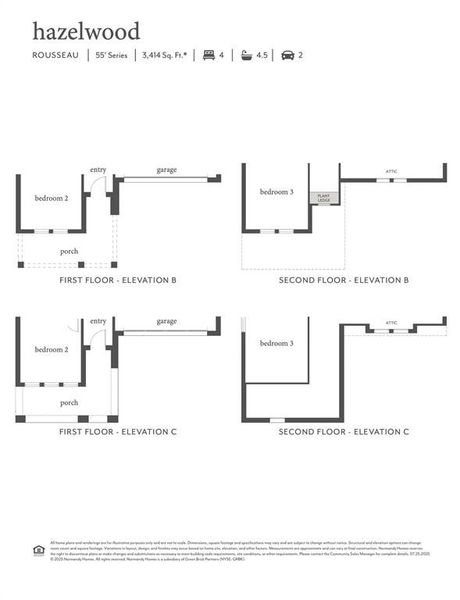 This dream home offers elevation B and so much more!