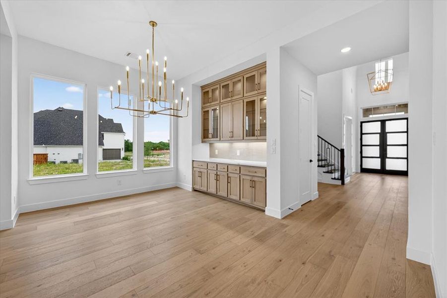 Furnished interior view inside a new home in Mustang Lakes, Celina (Image 9).