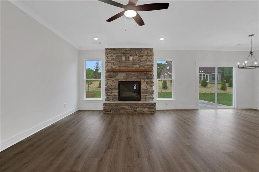 Spacious, unfurnished interior of a new home in , Loganville (Image 19).