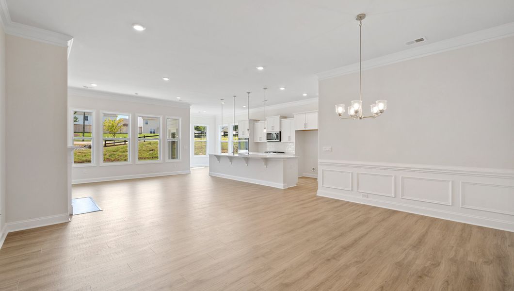 Spacious, unfurnished interior of a new home in Sunset Summits, Spartanburg (Image 19). Spacious, unfurnished interior of a new home in Sunset Summits, Spartanburg (Image 19).
