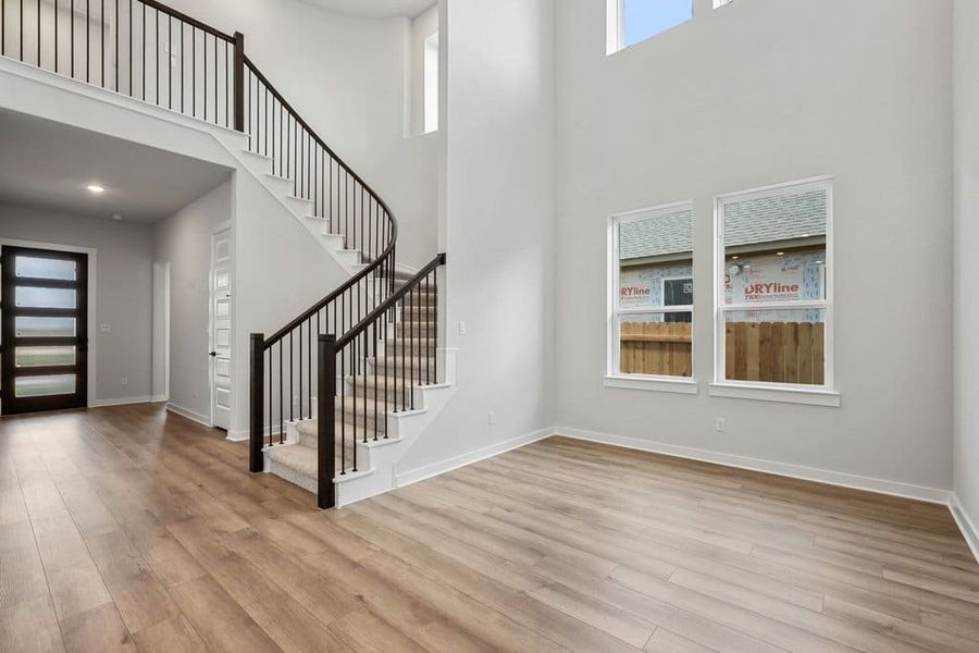 Spacious, unfurnished interior of a new home in Lariat, Liberty Hill (Image 30). Spacious, unfurnished interior of a new home in Lariat, Liberty Hill (Image 30).