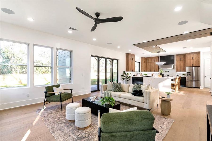 Furnished interior view inside a new home in , Decatur (Image 13).