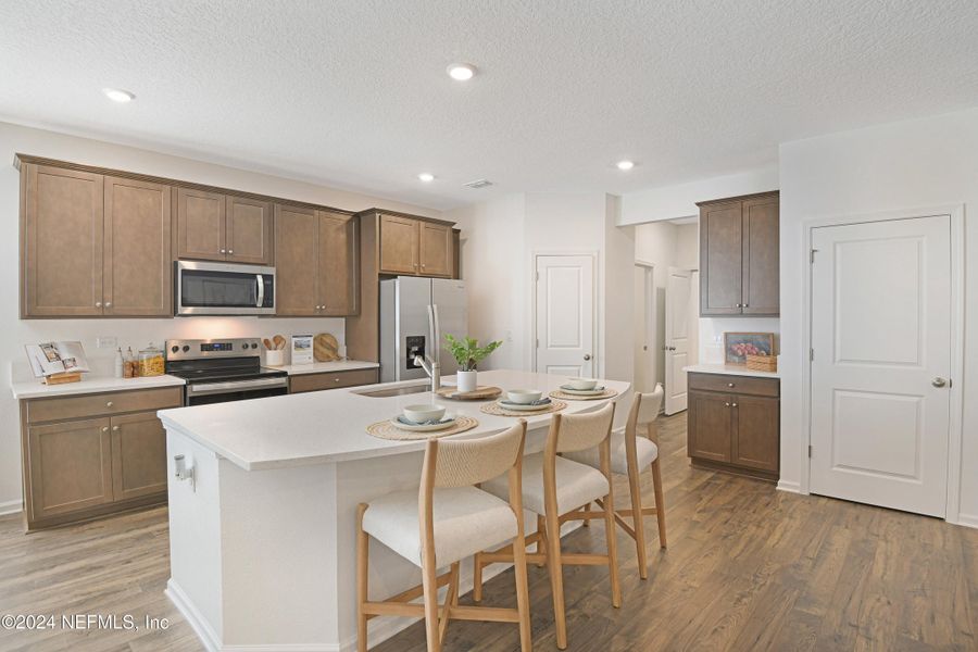 Furnished interior view inside a new home in , Jacksonville (Image 9).