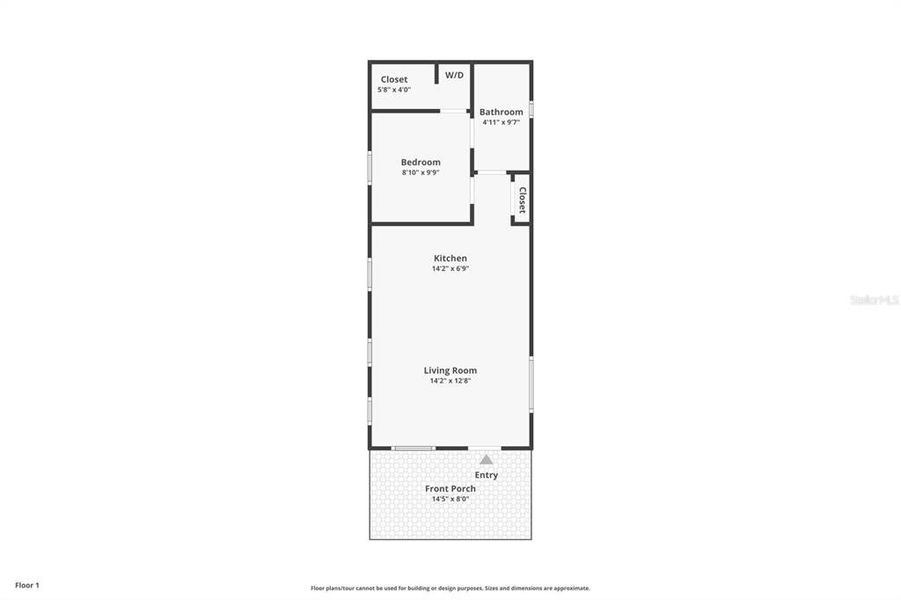2D floor plan layout of this home in , North Port, FL (Image 3).