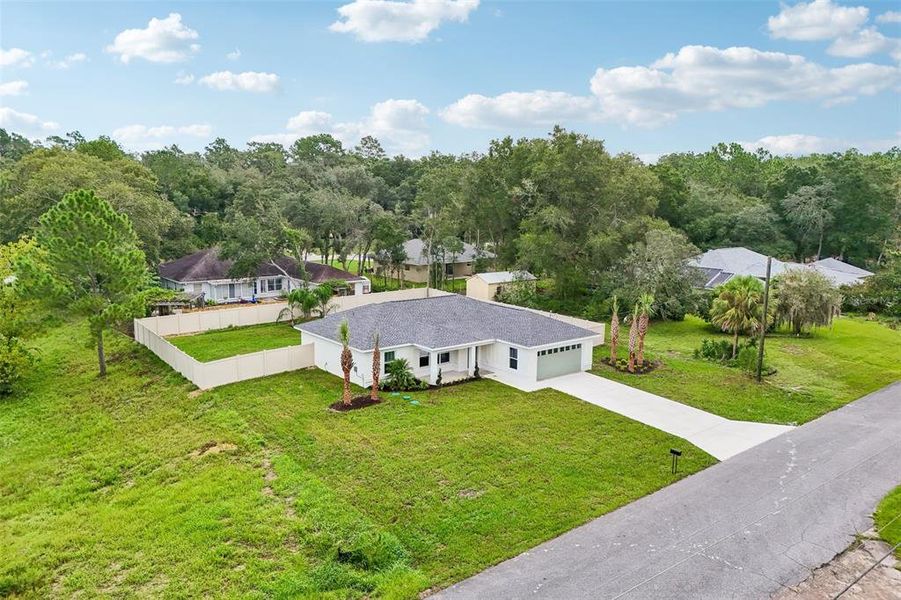 Front exterior of a new home in , Citrus Springs, FL, highlighting curb appeal (Image 28).