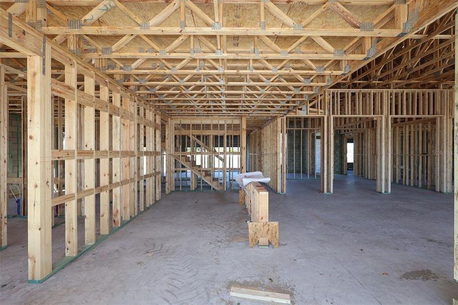 In-progress construction of a new home in Solace at Corner Lake, Orlando, FL (Image 10).