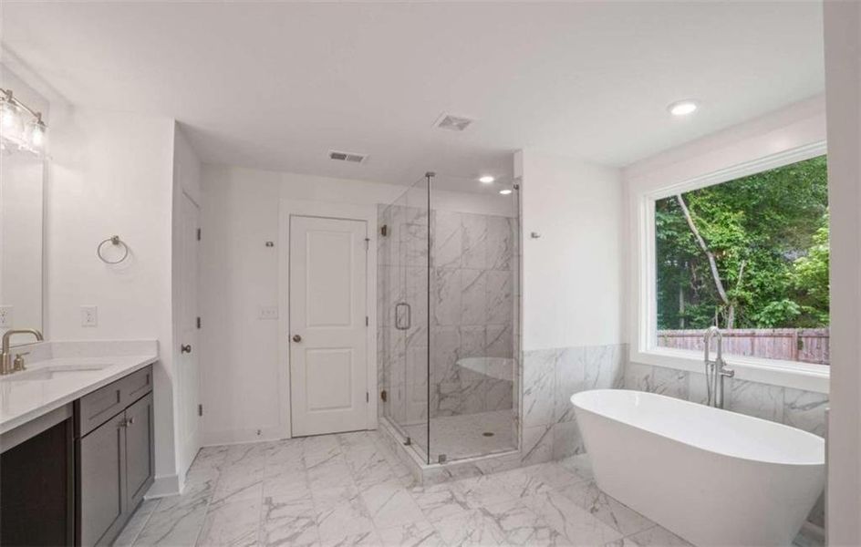 Furnished interior view inside a new home in The Villages at Whites Mill, Decatur (Image 4).