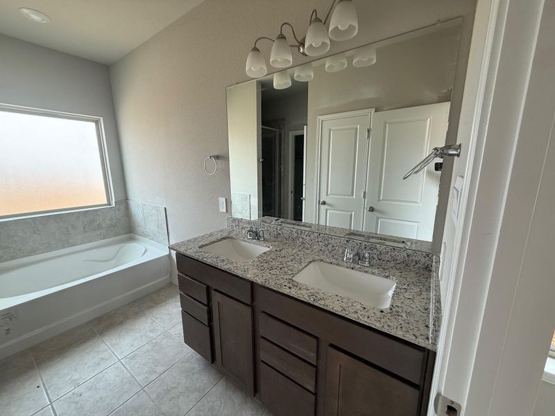 Furnished interior view inside a new home in Southern Pointe, College Station (Image 3).