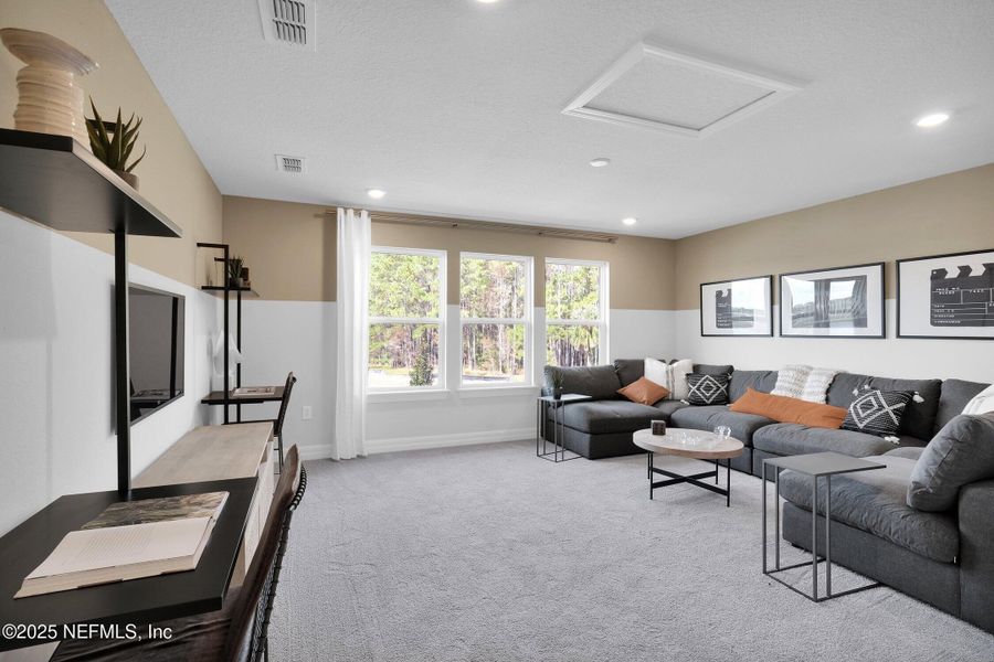 Furnished interior view inside a new home in The Preserve at Bannon Lakes, St. Augustine (Image 17).