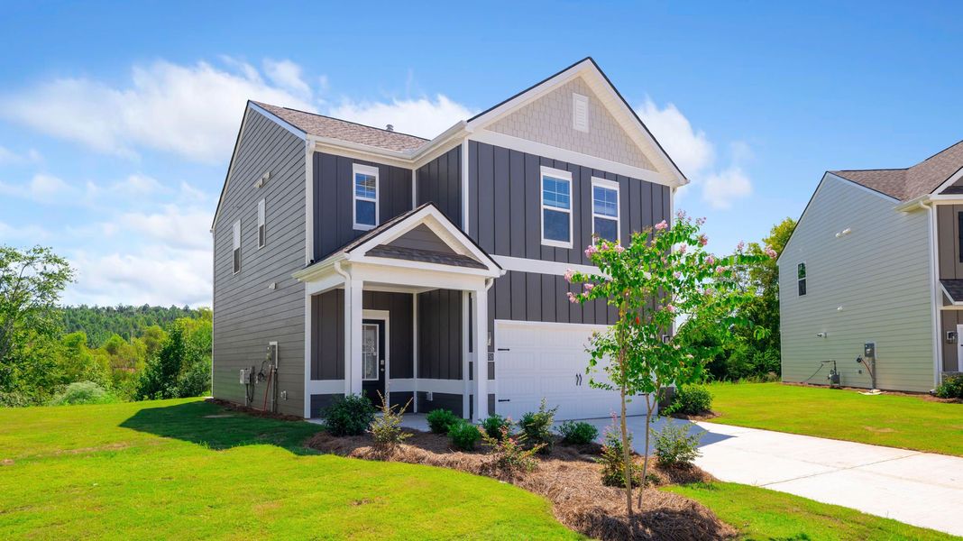 Front exterior of a new home in Prairie Pass, Apison, TN, highlighting curb appeal (Image 17).