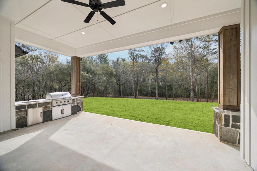 Exterior details and patio area of a home in , Plantersville (Image 29). Exterior details and patio area of a home in , Plantersville (Image 29).
