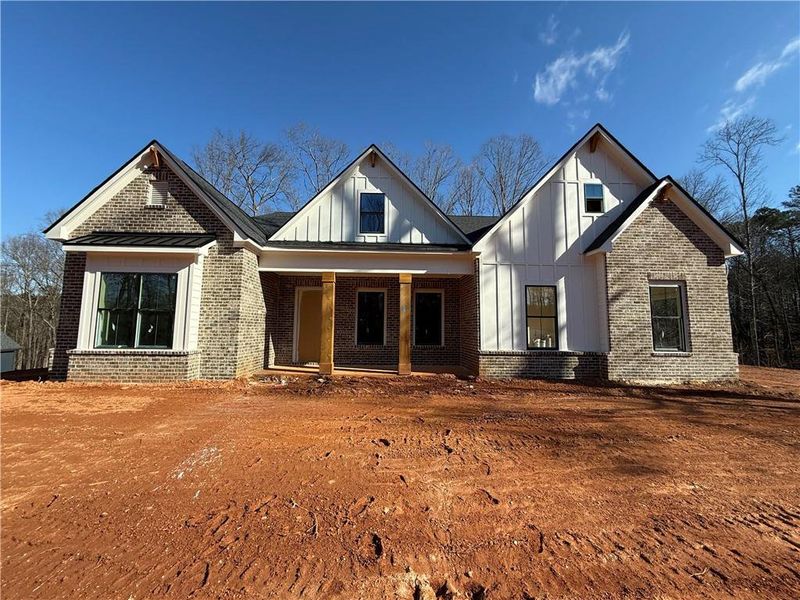 In-progress construction of a new home in , Pendergrass, GA (Image 18).