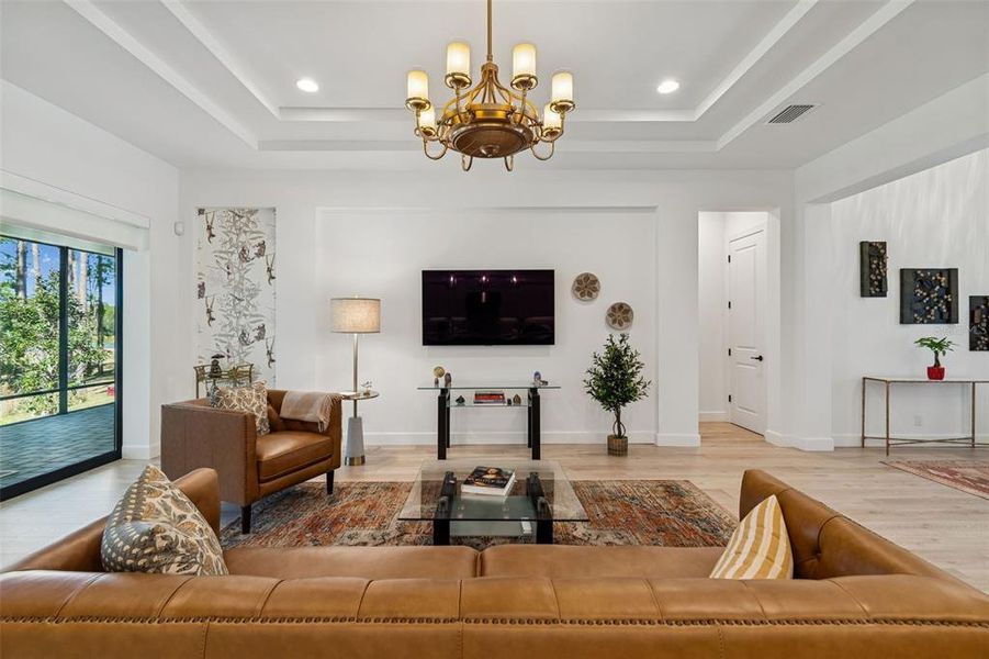 Furnished interior view inside a new home in , Brooksville (Image 37).