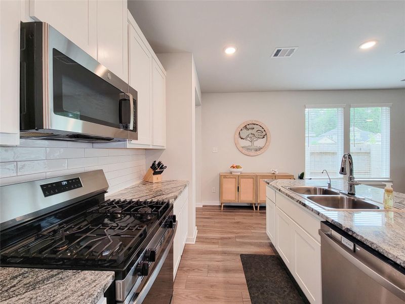 spacious kitchen