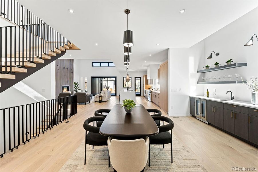 Furnished interior view inside a new home in , Denver (Image 13).