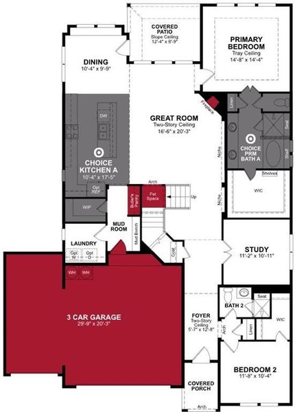 Beazer Homes Brookville Estates Summerfield floorplan. Beazer Homes Brookville Estates Summerfield floorplan.