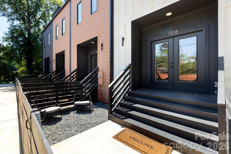 Exterior details and patio area of a home in , Charlotte (Image 24).
