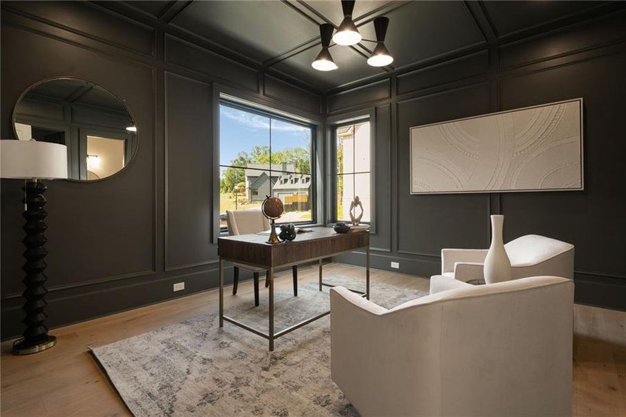 Furnished interior view inside a new home in , Roswell (Image 40).