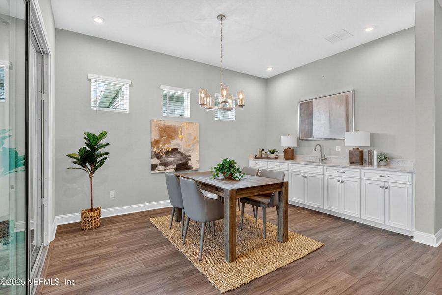 Furnished interior view inside a new home in , St. Johns (Image 12). Furnished interior view inside a new home in , St. Johns (Image 12).