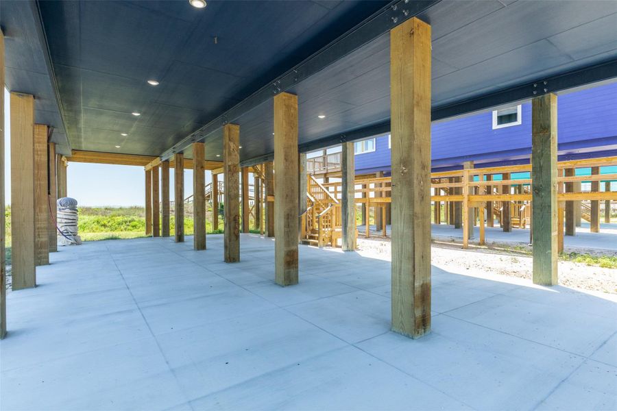 Exterior details and patio area of a home in , Surfside Beach (Image 26). Exterior details and patio area of a home in , Surfside Beach (Image 26).