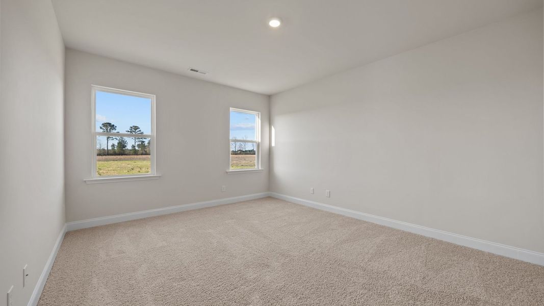 Spacious, unfurnished interior of a new home in Beaver Dam Crossing, Bailey (Image 27). Spacious, unfurnished interior of a new home in Beaver Dam Crossing, Bailey (Image 27).
