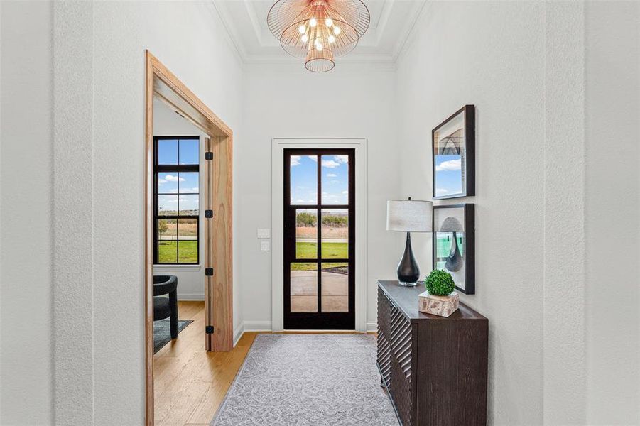 Furnished interior view inside a new home in Putteet Hill, Cresson (Image 10).