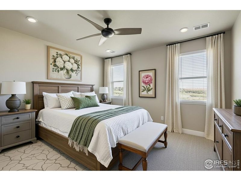 Furnished interior view inside a new home in Country Club Reserve – Fort Collins, Fort Collins (Image 15).