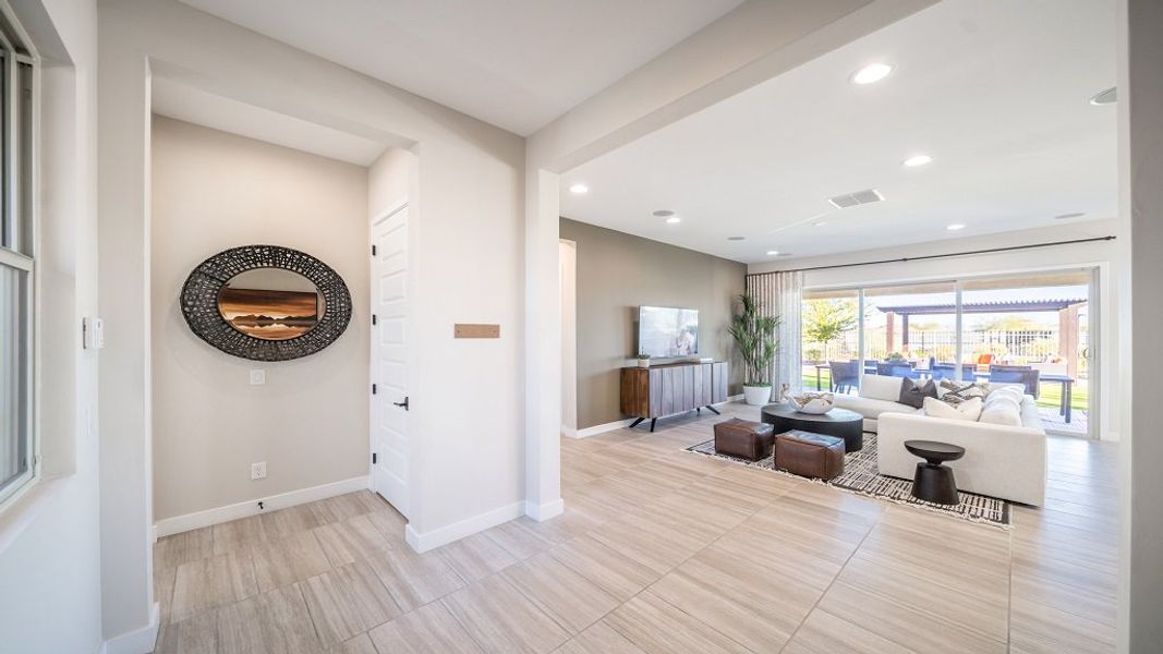 Furnished interior view inside a new home in Estrella, Goodyear (Image 8).