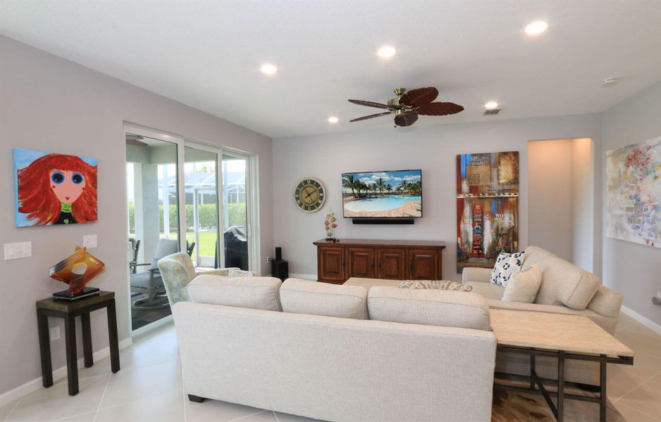Furnished interior view inside a new home in , Port St. Lucie (Image 48).
