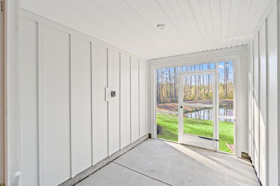 Exterior details and patio area of a home in Course Club at Prince Creek, Murrells Inlet (Image 2).