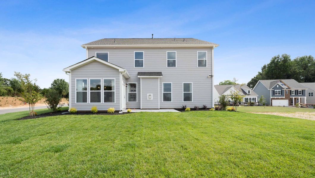 Representative exterior details of a home built from the Hampshire by D.R. Horton in Chumley Estates, Reidville (Image 8).