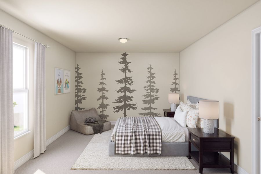 Furnished interior view inside a new home in Mason Woods, Cypress (Image 17).