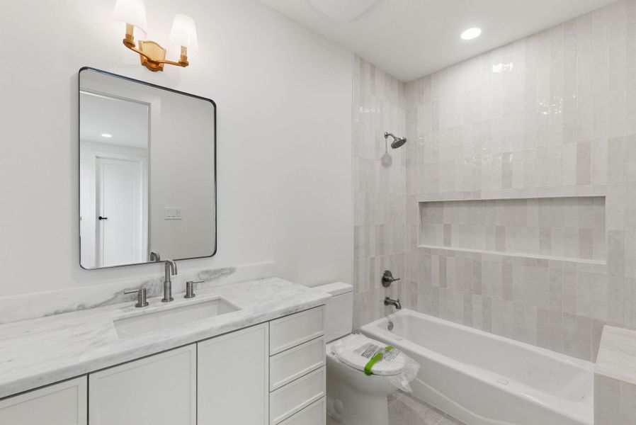 Furnished interior view inside a new home in , Houston (Image 12).