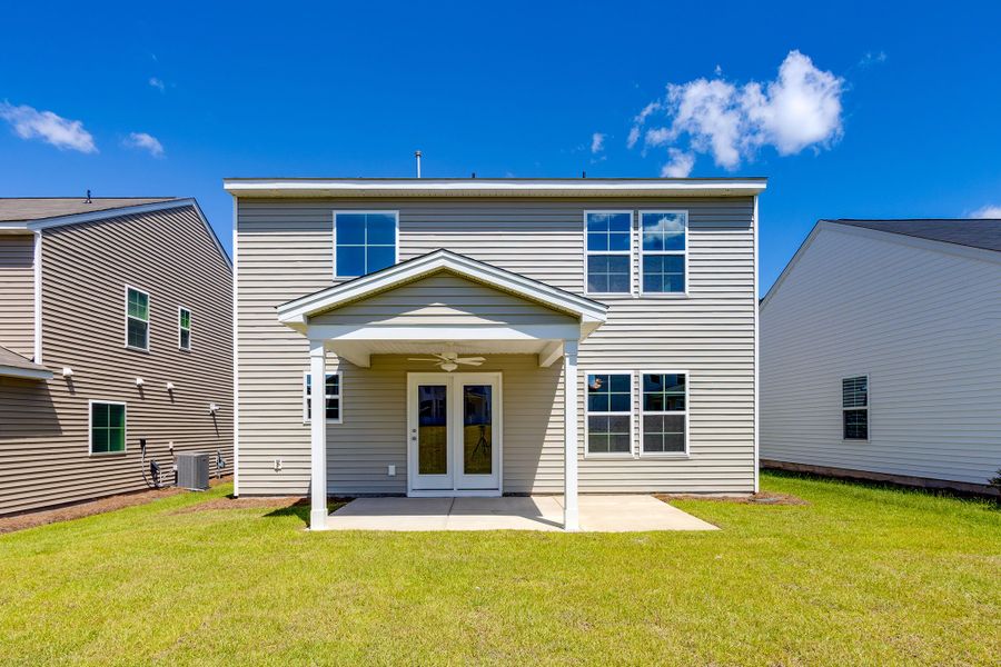 Exterior details and patio area of a home in Ellington, Elgin (Image 22).