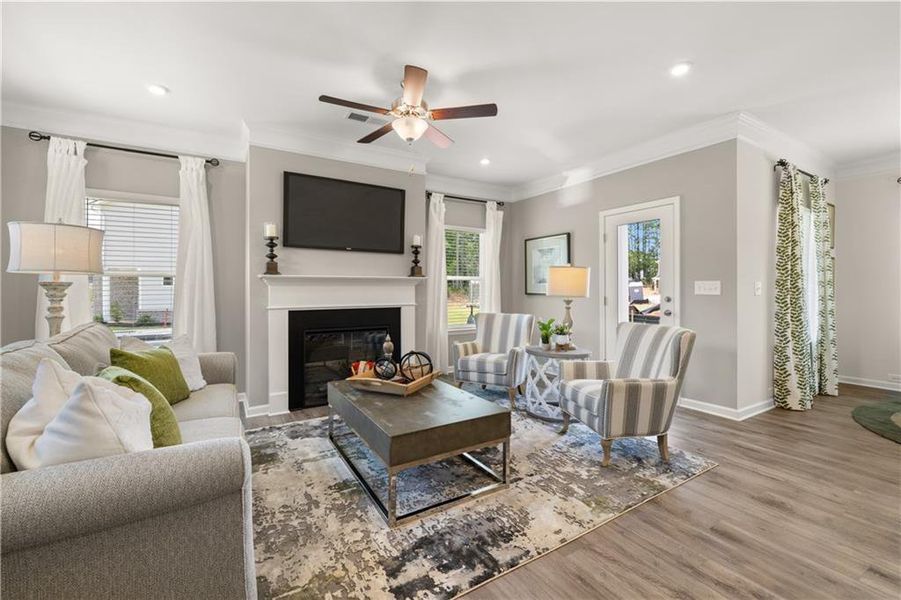 Furnished interior view inside a new home in Hillcrest Park, Ringgold (Image 27).