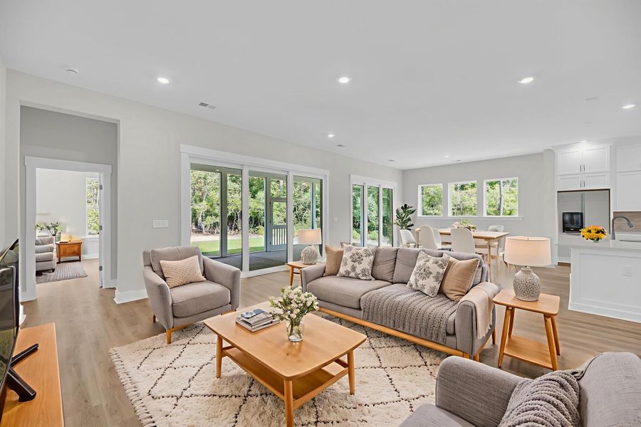 Furnished interior view inside a new home in Hidden Ponds Reserve, Awendaw (Image 17). Furnished interior view inside a new home in Hidden Ponds Reserve, Awendaw (Image 17).