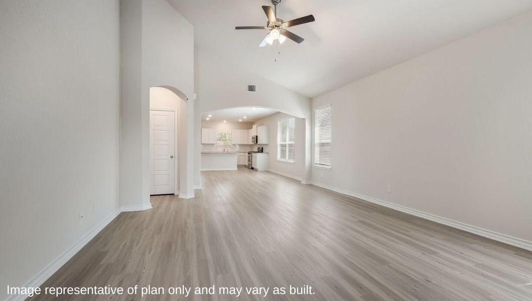 Spacious, unfurnished interior of a new home in Riverstone at Westpointe, San Antonio (Image 12).