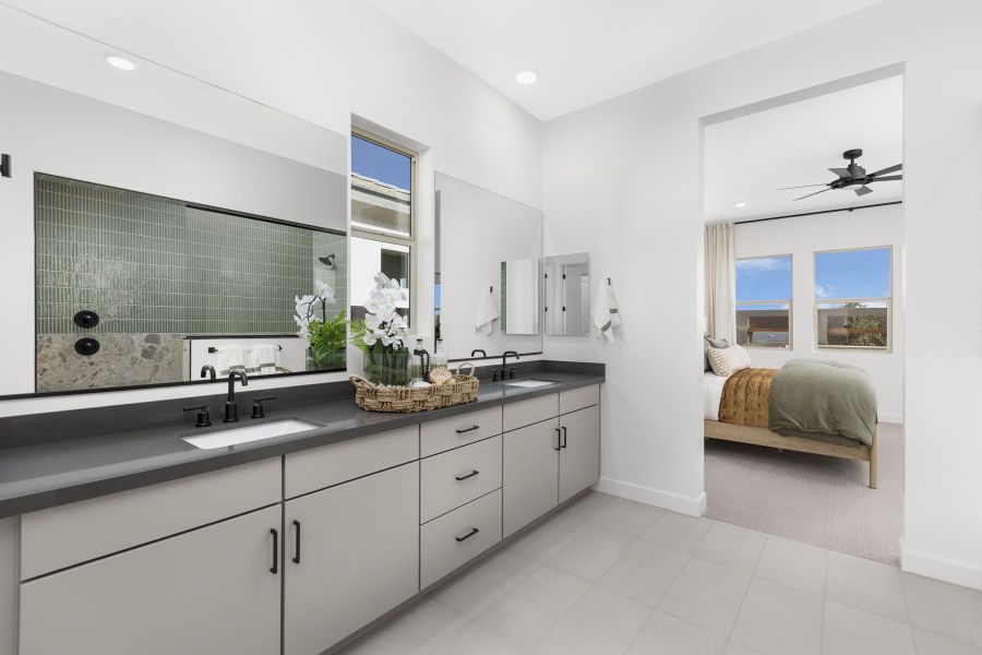 Representative furnished interior of a home built from the Currant by Mattamy Homes in White Tank Vistas, Waddell (Image 12).