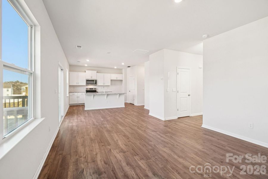 Spacious, unfurnished interior of a new home in Rydele Heights, Asheville (Image 13). Spacious, unfurnished interior of a new home in Rydele Heights, Asheville (Image 13).
