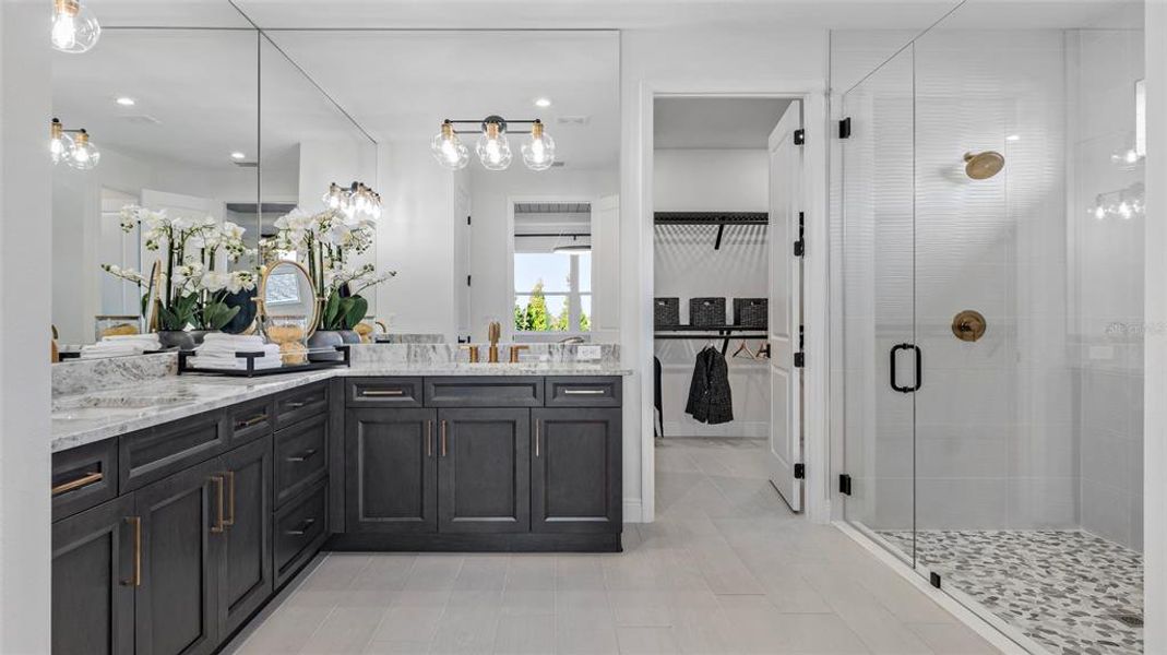 Furnished interior view inside a new home in Cresswind at Lake Harris, Tavares (Image 14).