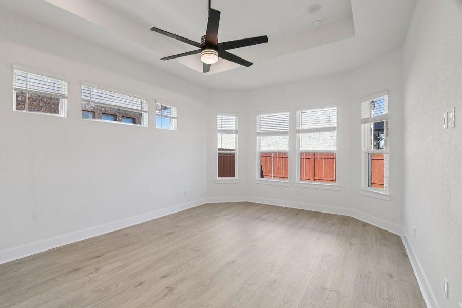 Spacious, unfurnished interior of a new home in Sauls Ranch, Round Rock (Image 26). Spacious, unfurnished interior of a new home in Sauls Ranch, Round Rock (Image 26).