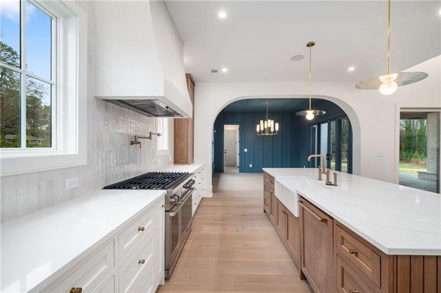 Furnished interior view inside a new home in , Roswell (Image 19).