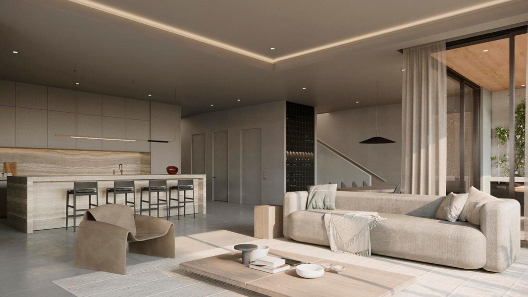 Family Room Rendering 1